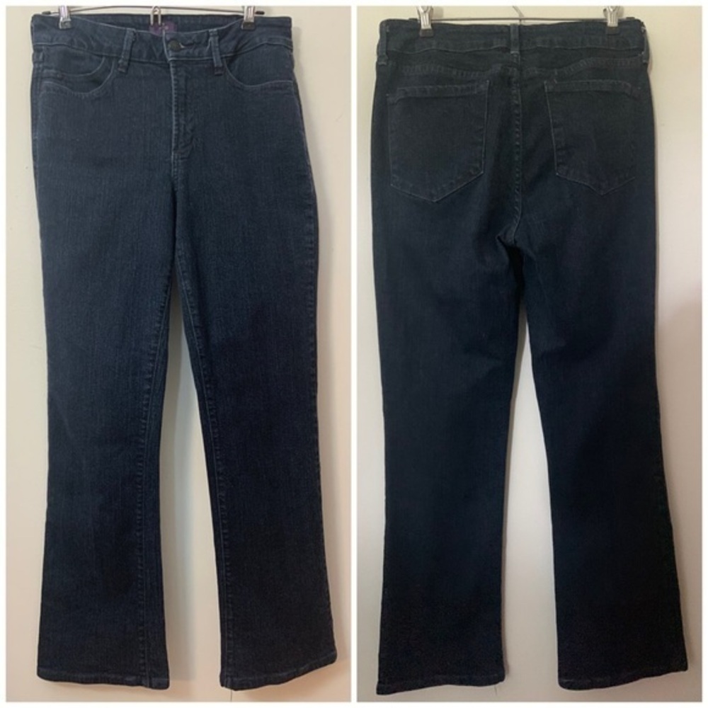 NYDJ Blue Dark Wash Bootcut Jeans Size 8